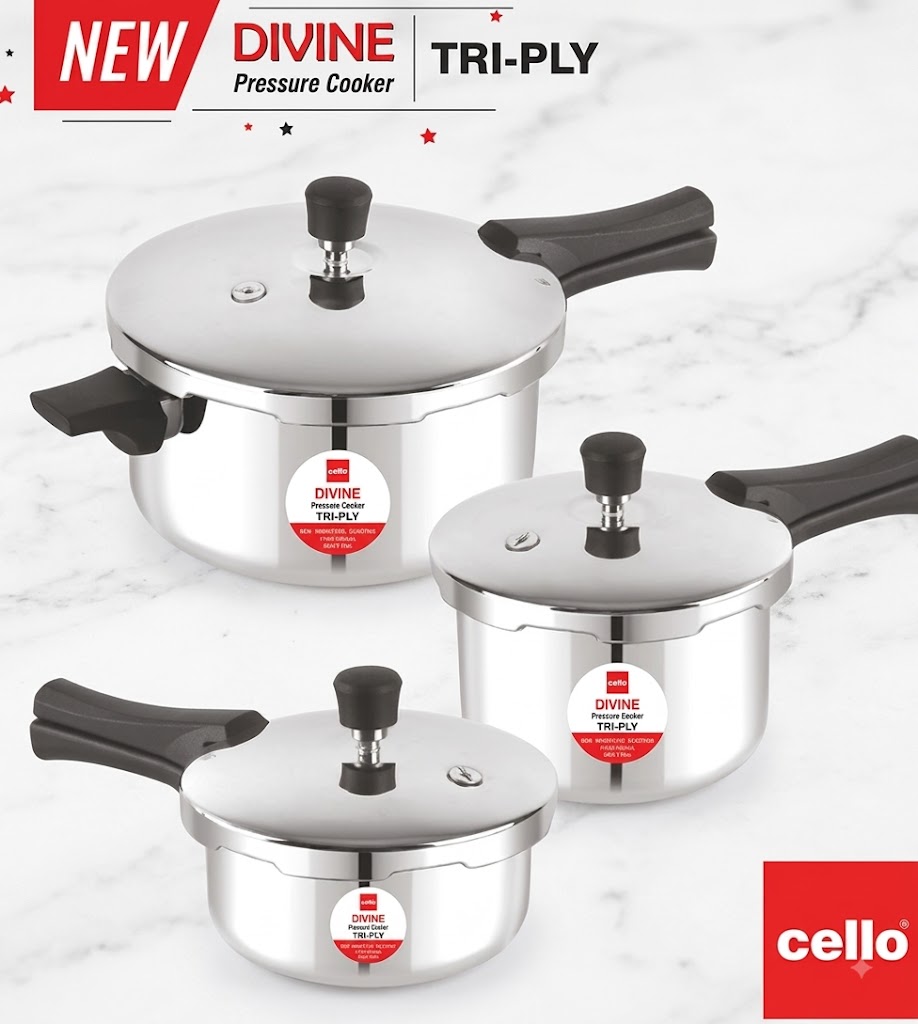 Cello DIVINE TRY PLY OUTER LID COOKER