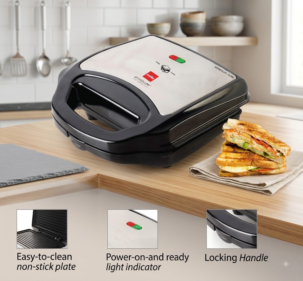 CELLO SUPER CLUB ULTRA SANDWICH MAKER
