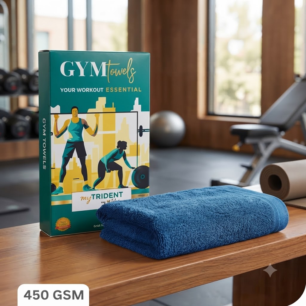 COTTON BAMBOO , 450 GSM - GYM TOWEL