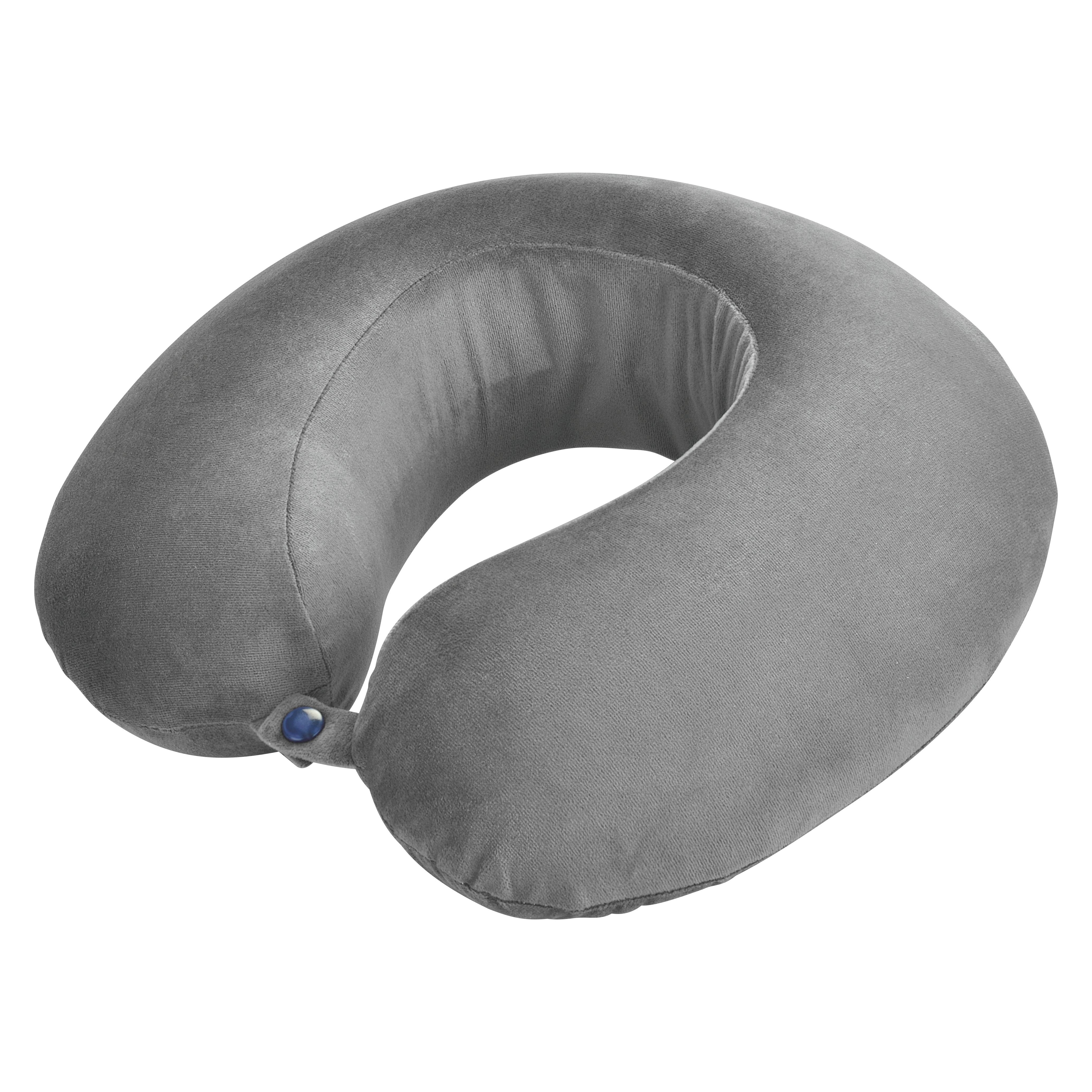 PALO Premium Memory Foam Travel Neck Pillow, Grey (PAL0035)