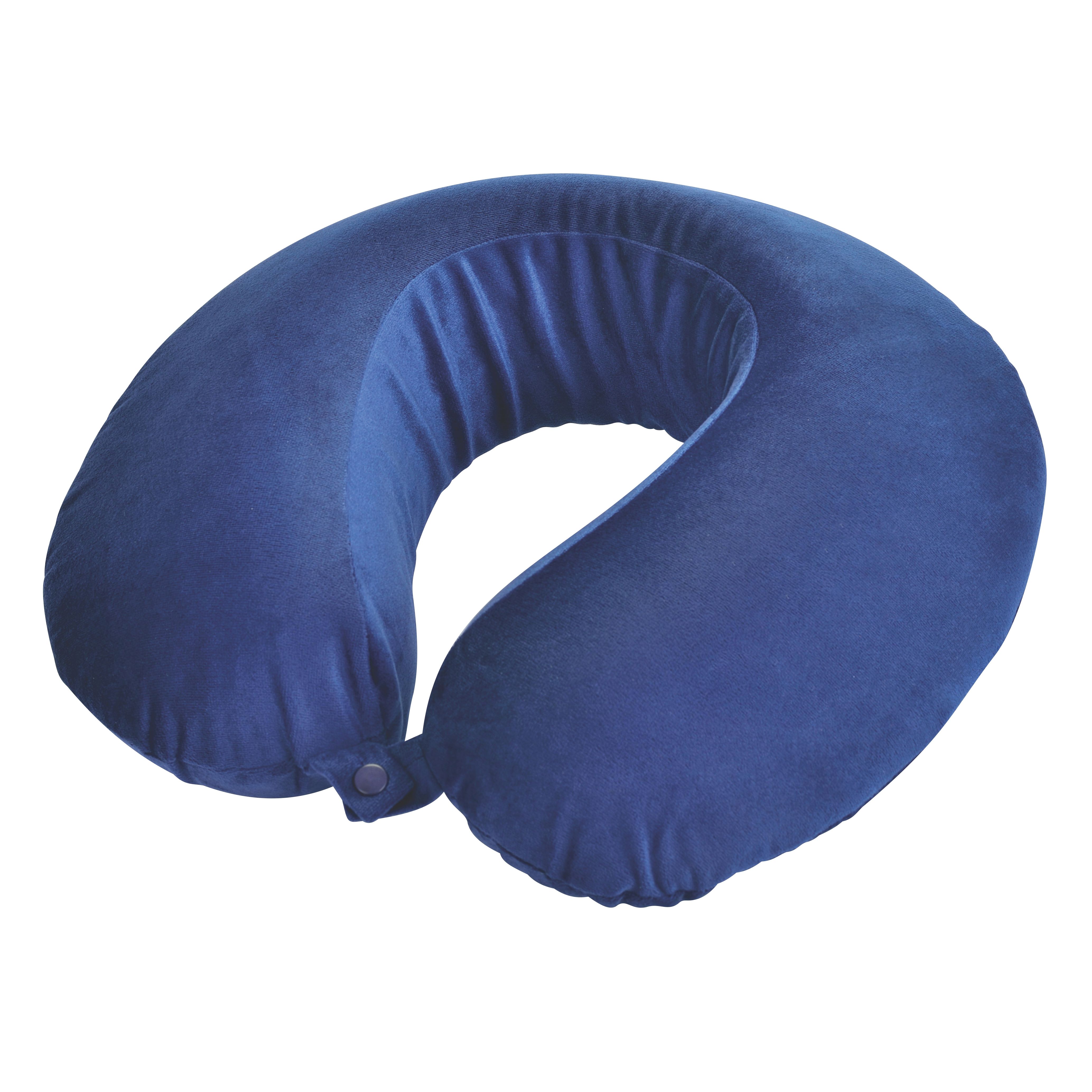 PALO Premium Memory Foam Travel Neck Pillow, Blue (PAL0036)