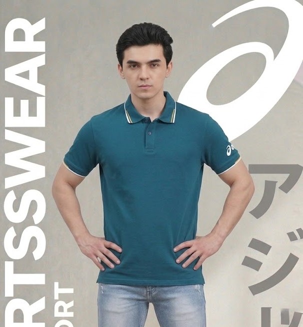 Dual Tipping Polo Neck